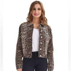 Suko Jeans leopard jacket
